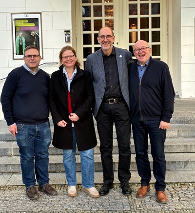 Seán Allan, Elke Dubbels, Elystan Griffiths and Christian Moser